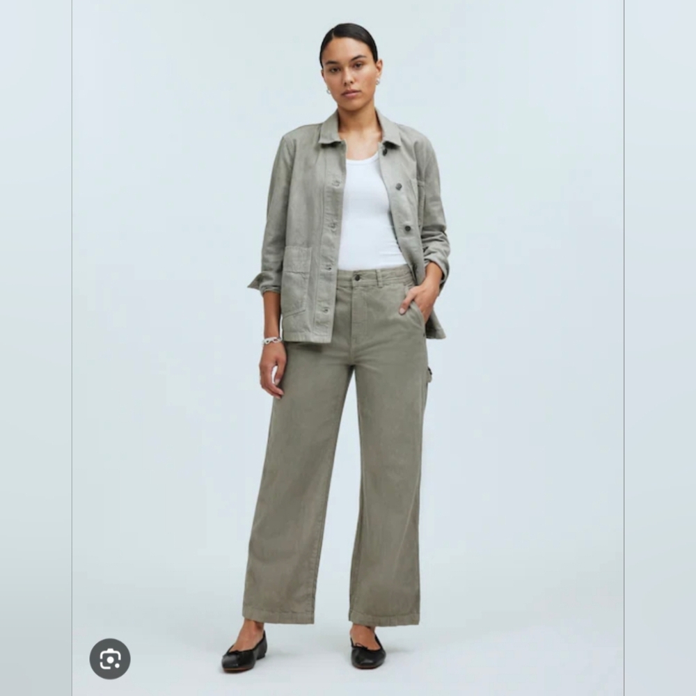 NWT Madewell x MN Dye Studio Perfect Vintage Wide Leg Carpenter Jean